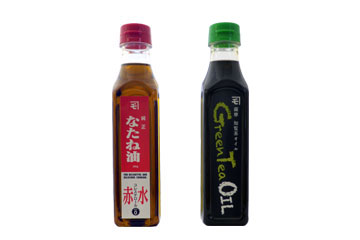 カネモ純正なたね油『赤水』＋【薩摩知覧茶オイル】GreenTeaOIL（290g）